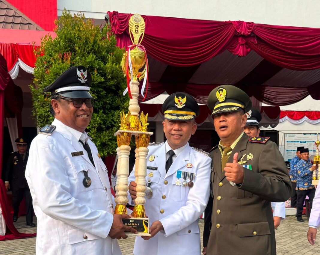 HUT ke-81 RI, Desa Karangraharja Borong Juara Lomba Tumpeng dan K3 Tingkat Cikarang Utara