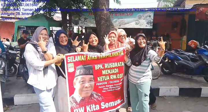 Rusbrata Raih 189 Suara, Pimpin RW 010 Mangunjaya Periode 2026–2031